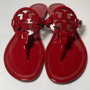 Tory Burch Miller Sandals in Red Size 8